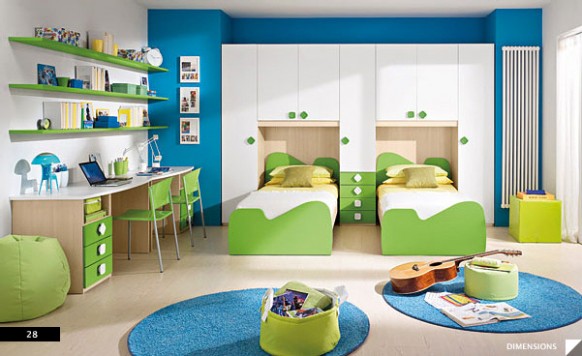 Mẫu 13 ý tưởng thiết kế phòng ngủ đẹp đa màu sắc cho bé