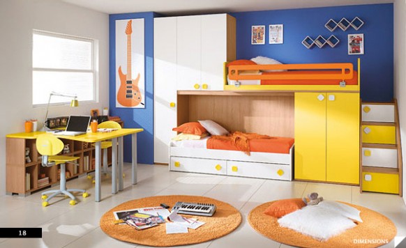 ý tưởng trang trí phòng ngủ đẹp trẻ em thích thú mẫu 14