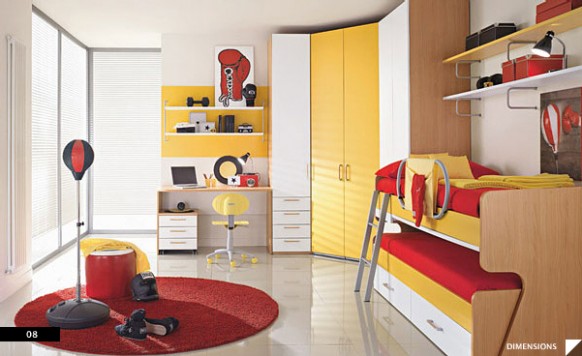 Mẫu 20 ý tưởng thiết kế phòng ngủ đa màu sắc cho bé
