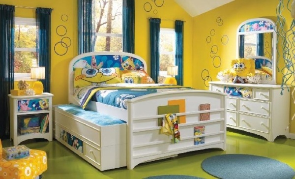 Mẫu 7  ý tưởng thiết kế phòng ngủ đa màu sắc cho bé