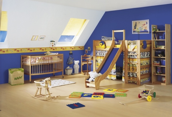 Mẫu 8  ý tưởng thiết kế phòng ngủ đa màu sắc cho bé
