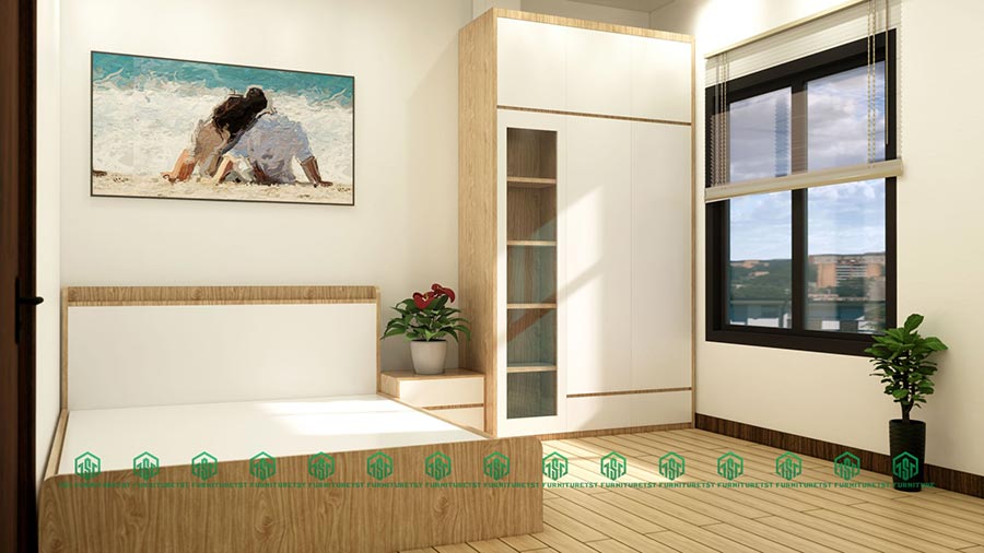 Bản vẽ thiết kế toàn diện bộ nội thất phòng ngủ tại Đà Nẵng