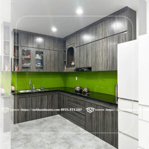 Tủ bếp nhựa chữ L TB30