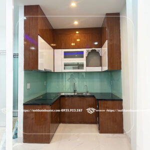 Tủ bếp nhựa chữ U TB01