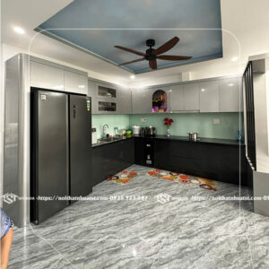 Tủ bếp nhựa chữ L TB33