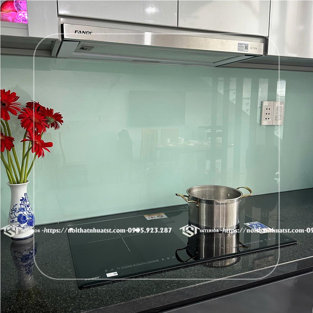 Tu bep nhua chu L TB33 hien dai Tu bep nhua chu L TB33 hien dai